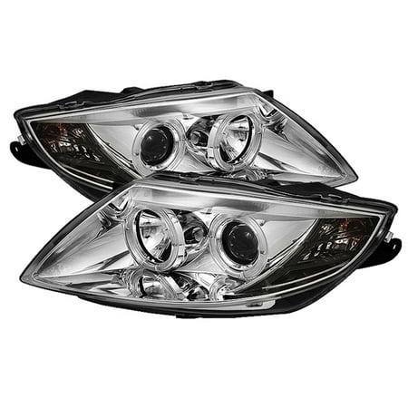 Fits 03-08 BMW Z4 E85 Sport Coupe Roadster Dual Halo Projector LED