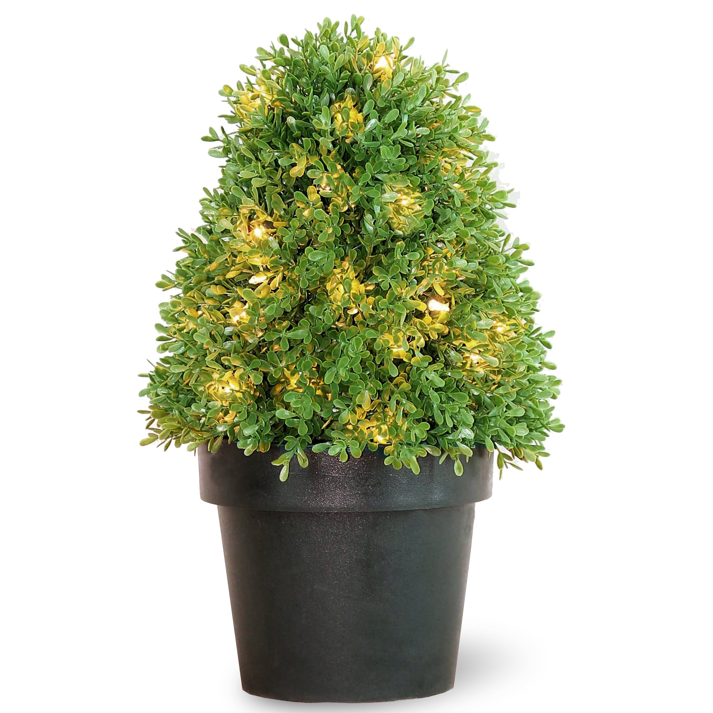 National Tree Artificial PreLit 18" Artificial Boxwood Tree Walmart