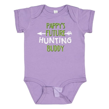 

Inktastic Pappys Future Hunting Buddy Gift Baby Boy or Baby Girl Bodysuit