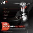 thumbnail image 4 of A-Premium Front Right Upper Control Arm Ball Joint Assembly Compatible with Ford Explorer Ranger Explorer Sport Trac Mazda B3000 B4000 Mercury Mountaineer, 4 of 9