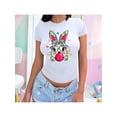thumbnail image 1 of Playera de Mujer con Conejita Chic – Estampado Divertido y Colorido Color Blanco Talla Chica Marca Emil SaEs, 1 of 4