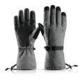 thumbnail image 1 of Toystoory 1 par de guantes impermeables de invierno para ciclismo, guantes cálidos con pantalla táctil para bicicleta, guantes cálidos para Ciclismo gris M, 1 of 6