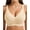 Beige, variant on Jelly Bras for Women, Full Coverage Seamless Lace Wireless Bra, W-Shape Push Up Support & Back Smoothing, M-2XL