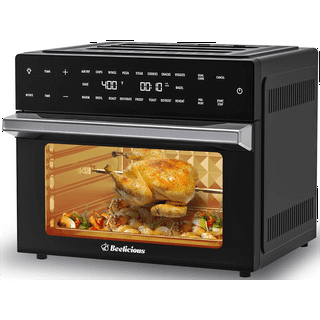 OVENTE Air Fryer Toaster Oven Combo,1700W Power & Free Accessories