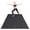 Black, variant on GXMMAT Large Yoga Mat 7'*5'(9mm), Extra Thick Comfortable Workout Mats for Home Gym, Non-Slip Barefoot Wide Exercise Mat, Blue