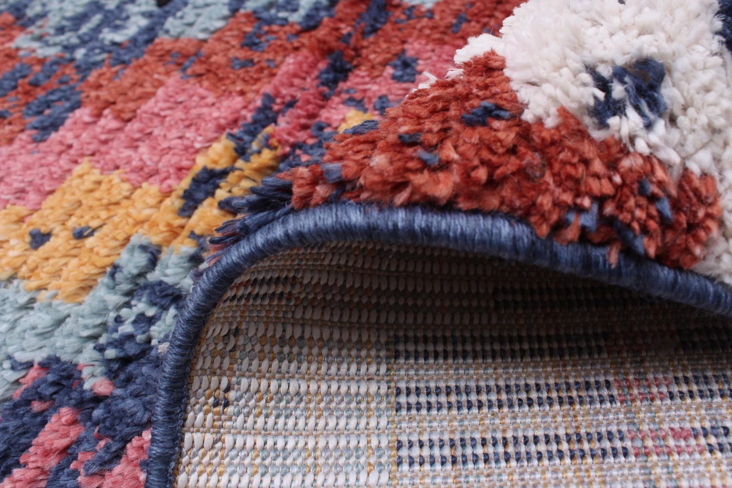 ECARPET Boho Chic Indoor Area Rug, Fluffy Carpet for Bedroom Morocco Casa Collection