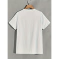 thumbnail image 2 of 1pc Men's Cotton T-Shirt with Milano Italy Letter Print - Breathable Summer & Autumn Casual Shirt, Slightly Elastic Round Neck, Machine Washable Regular Fit Short Sleeve Tee, Casual Attire, 2 of 5