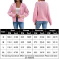 thumbnail image 2 of Suéteres De Punto Crochet Floral Cardigan Suéteres Abrigo Mujer Chaqueta Casual Outwear Kuymtek Rosa T S para Mujer, 2 of 9