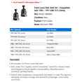 thumbnail image 2 of Front Lower Ball Joint Set - Compatible with 1983 - 1991 GMC S15 Jimmy 1984 1985 1986 1987 1988 1989 1990, 2 of 2