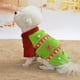 thumbnail image 5 of Franela colorida Navidad estilo muñeco de nieve dos pies invierno cálido ropa para mascotas ropa para perros gatos, 5 of 12