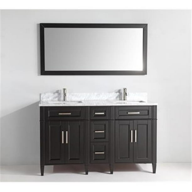 Vanity Art Va2060de 60 In Single Sink Bathroom Set 44 Espresso Com Vanity Art Va2060de 60 In Single Sink, 44 Inch Bathroom Vanity Set