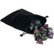 Campaign Dice, 3 Dice Sets Polyhedron Role-Playing Board Games Storage Pouch DND Dungeons Dragons MTG Magic Gathering Walmart Exclusive, for Ages 8+