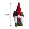 thumbnail image 3 of Adornos navideños, adornos navideños, regalos navideños. Decoración navideña de muñeco enano sin rostro, lindo muñeco enano con ojos tapados, decoración de escritorio. Lindo muñeco enano de peluche co, 3 of 3