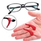 thumbnail image 5 of Ganchos antideslizantes Yinane para gafas 2 uds. de silicona Rojo, 5 of 8