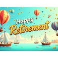 thumbnail image 4 of Beach Themed Happy Retirement Backdrop Banner Party Decorations for Retirement Parties Photography Props Retirement Celebrations, 4 of 7
