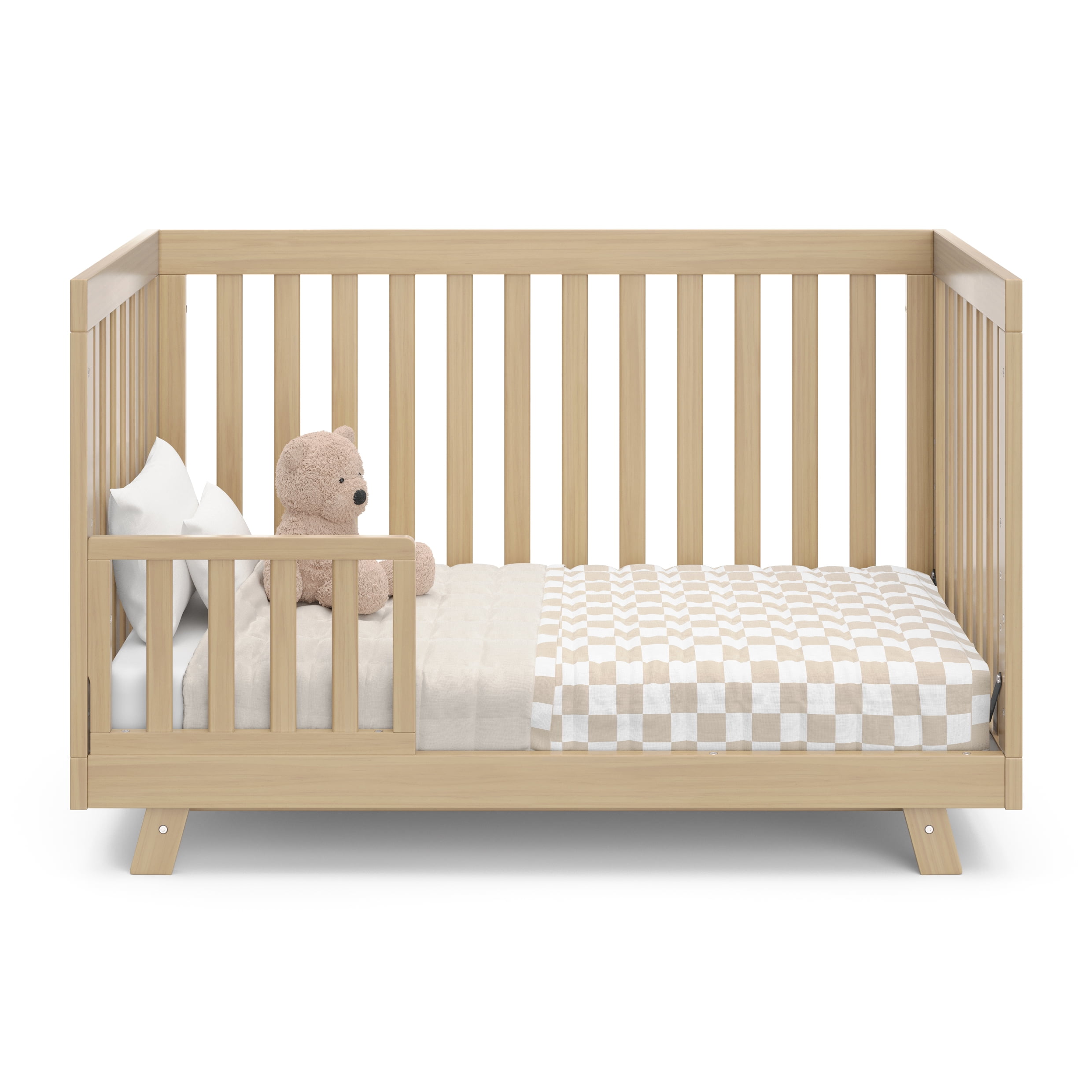 Storkcraft Beckett 3-in-1 Convertible Baby Crib, Driftwood