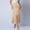 Dresses-1001Beige, variant on LEKWK Womens Silk Skirt High Waisted Slip Skirt Bodycon Midi Skirt Silky Smooth Satin Finish Elegant Party Evening Wedding Guest Outfits