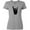 AC-Heather Grey, variant on Inktastic Rocker Horns Women's T-Shirt