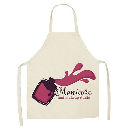 

1PC Kitchen Cleaning Apron Linen Apron Household Waterproof And Oil-proof Apron