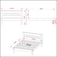 thumbnail image 2 of Mueble Cama Matrimonial A22 Nogal/Blanco Modelo CM8007.0001 Progresista, 2 of 2