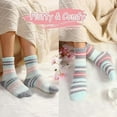 thumbnail image 4 of 6 Pairs Womens Fuzzy Fluffy Cozy Warm Super Soft Slipper Socks Microfiber 3-8 Pairs Home Socks For Christmas, 4 of 7