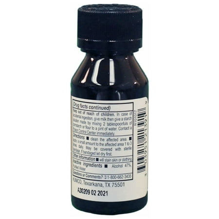 Humco Iodine Tincture Mild 2% USP 1oz Each