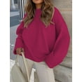 thumbnail image 3 of Fantaslook Sweaters for Women Oversized Crewneck Long Sleeve Chunky Knit Pullover Sweaters Tops Trendy Fall Outfits, 3 of 7
