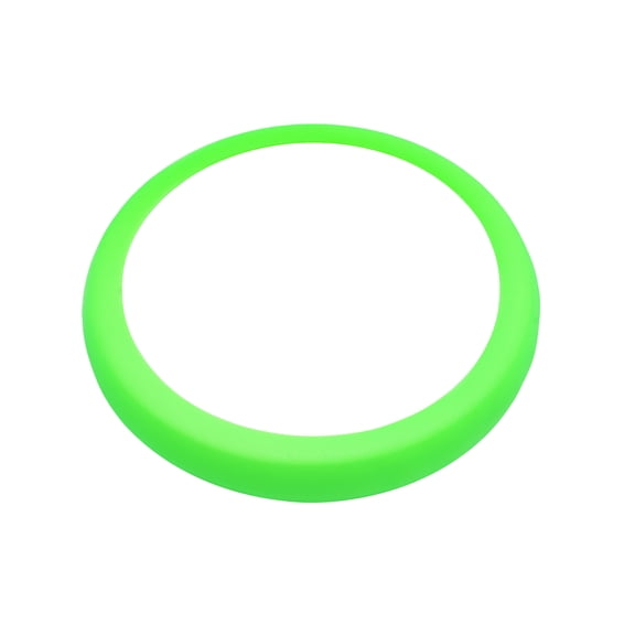 Fluorescent Green Silicone Steering Wheel Cover,  Fit for 14-15.7in Wheels, Anti-Slip, High Temp Resistant, Comfortable and Safe for Driving
