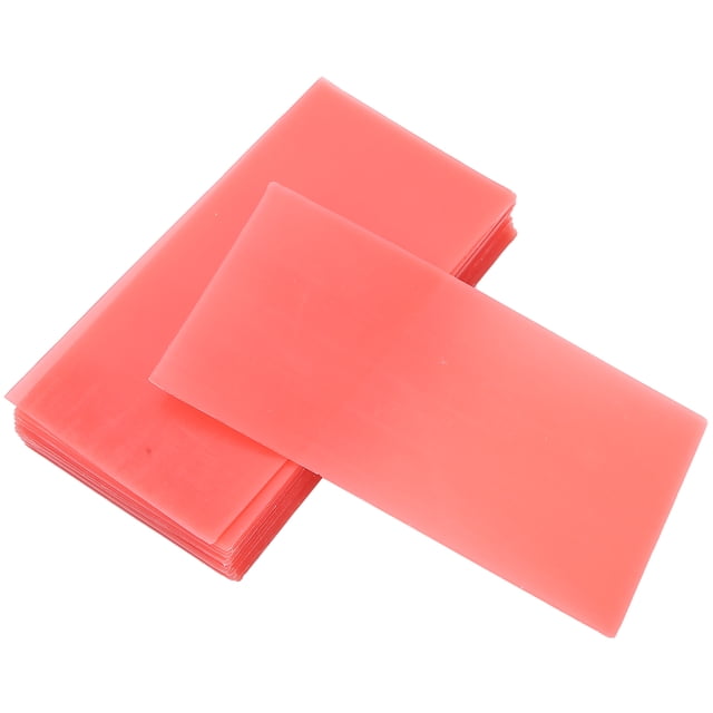 Cera de Placa Base Dental, Buena Flexibilidad Lámina de Cera Dental Textura Suave 18 Pezas Dentista Material Auxiliario Fácil de Operación para Hospital Dental