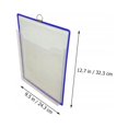 thumbnail image 1 of 1pcs Organizador de Plástico Grueso Colgable Transparente Archivador de Bolsillo Colgante Caja de Archivadores, 1 of 4