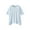 Blue, variant on Baby Basic Long Sleeve Romper Solid Color Bodysuit Soft Cotton Jumpsuit for Newborn 0-12 Months
