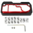thumbnail image 3 of Motorcycle Instrument Bezel, Metal Motorcycle Meter Cover  For Modification Red, 3 of 8