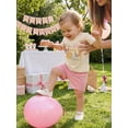 thumbnail image 6 of BemeyourBBs Baby Boy Girls First Birthday Outfit Wild One Years Old Birthday Summer Clothes Short Sleeve Letters Zoo Animals Print T Shirt Tops and Elastic Waist Pockets Shorts Set, 6 of 9