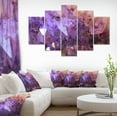 thumbnail image 3 of Designart 'Purple White Natural Amethyst Geode ' Large Abstract Canvas Artwork, 3 of 3