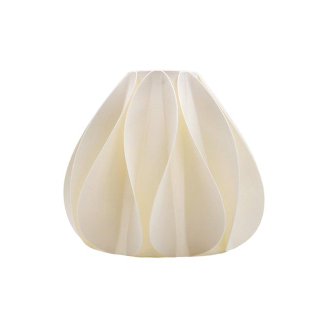 Reemplazo de la cubierta de la luz de la pantalla Pantalla de la lámpara colgante de la pantalla de la lámpara del pétalo creativo 205 mm x 175 mm jinwen Pantalla de lámpara colgante