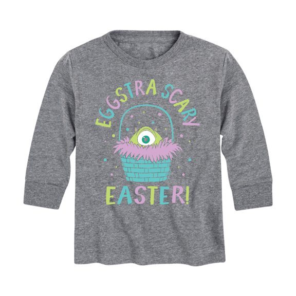 Monsters Inc - Eggstra Scary Easter -Toddler And Youth Long Sleeve Graphic T-Shirt
