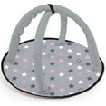 thumbnail image 3 of Bayer Design Dolls: Xeo 11 Piece Set - Grey, Pink, Stars - Pram, High Chair, Play Gym, Handbag & Accessories For Dolls Up To 18", Kids Toy, Ages 3+, 3 of 6