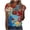 d-Multicolor-tshirts shirts for women, variant on AnuYalue 250th Anniversary USA Shirt Women 4th of July Blouse 1776-2026 250 Years Tops Short Sleeve Crewneck Patriotic T-Shirts