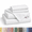 01 - White-4 Pieces Queen Sheet Set, variant on Full Size 15 - Tera Clay 4-Piece Cotton Percale Bed Sheet Set