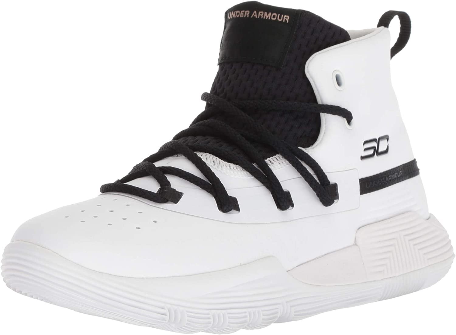 Under Armour Boys' Pre School SC 3Zer0 II Basketball Shoe, White (100 ...
