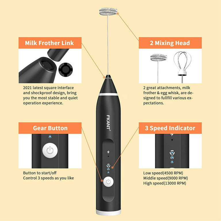MIX Portable Electric Milk Frother