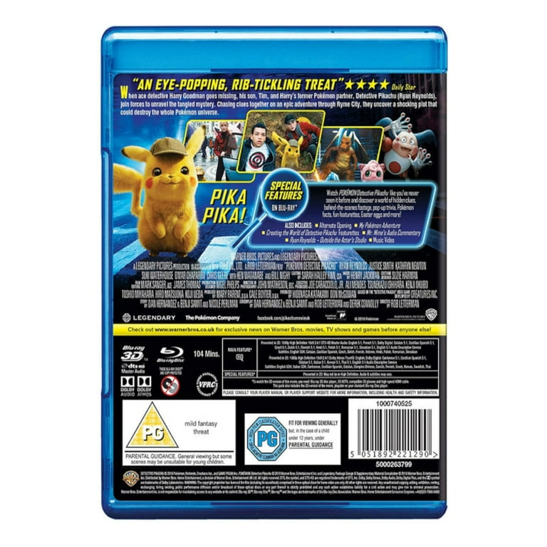 Pokémon Detective Pikachu [BLU-RAY] - Walmart.com