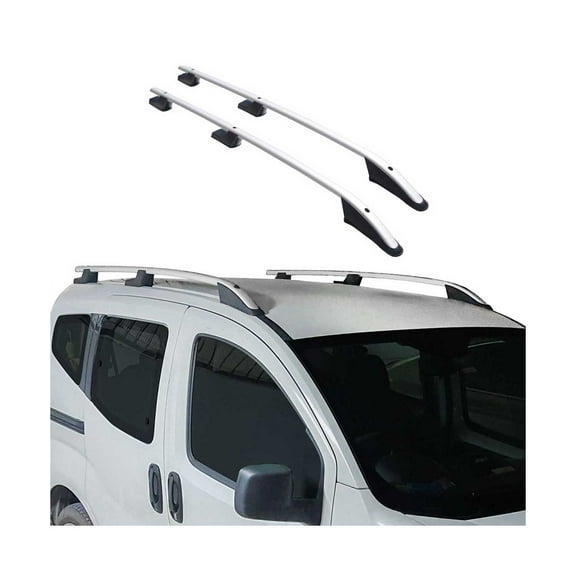 2015-2026 Ford Transit L1 SWB Roof Rack Rails Side Rails Silver