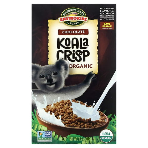 Nature's Path, EnviroKidz, Organic Chocolate Koala Crisp Cereal, 11.5 oz Pack of 2