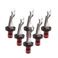 thumbnail image 1 of Tapones para botellas de vino, 6 unidades, tapones para botellas con brazo de palanca, tapones para champán, sellador reutilizable para botellas, 1 of 4
