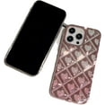 thumbnail image 6 of Chrome Case for Women/Girls, Sparkling Classic Plaid Hearts Creative Phone Case Compatible with iPhone 13 Pro Max, Black, 6 of 8
