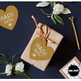 thumbnail image 6 of Inkdotpot Silver Foil Paper Hang Tags Made With Love Wedding Favor Tags 100 Pieces, 6 of 6