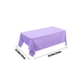 thumbnail image 3 of Disposable Solid Color Party Tablecloth 107.87In Stain Resistant No Wash Design Multi Purpose Decor Party Favors For Home Birthday Party Picnic Wedding Event Dining Table Cover Decoration, 3 of 6