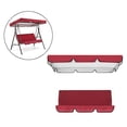 thumbnail image 4 of Columpio con 3 Asientos para Patio Jardín Terraza Duradero Ligero Impermeable Funda para Columpio para Exteriore -rojo, 4 of 7