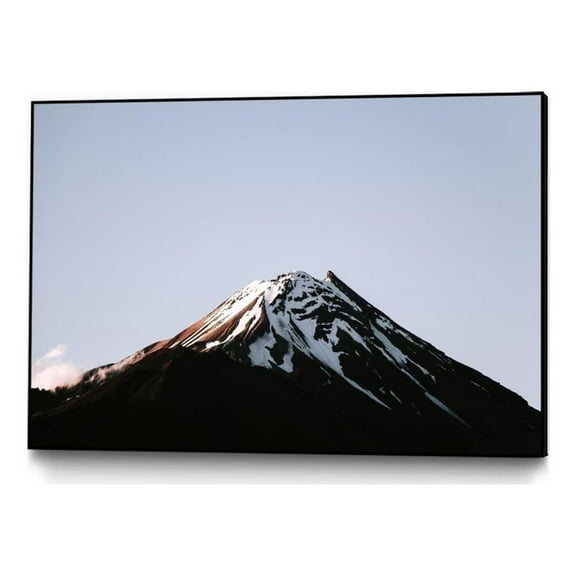Giant Art Canvas  36x24 Snow on top Framed in White